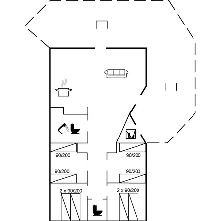 Botolphus - 20m From The Sea By Interhome Дом отдыха Нексё